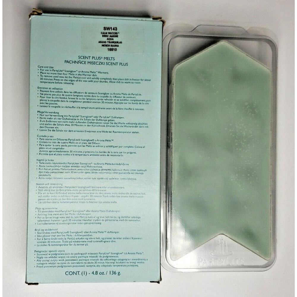 PartyLite Scent Plus 12 Melts Retired New Box Calm Waters P7C/SW143